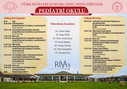 Programı PDF olarak görüntülemek için tıklayınız