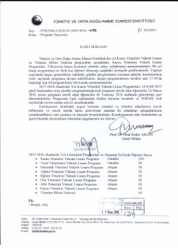 &reg; T&Uuml;RKİYE VE ORTA DOĞU AMME İDARESİ ENSTİT&Uuml;S&Uuml;