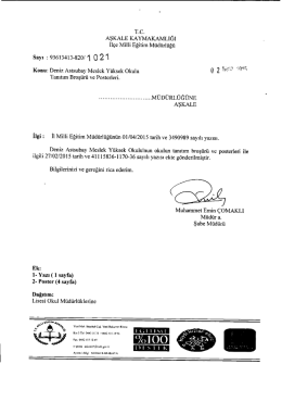 Deniz Astsubay Meslek Y&uuml;ksek Okulu Tanıtım Broş&uuml;rleri ve Posterleri