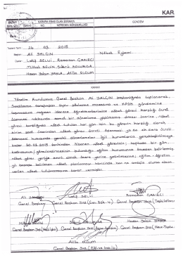 Fazladan N&ouml;bete Hayır Kararımız