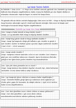 LYS Fasik&uuml;l - DersNette.Com