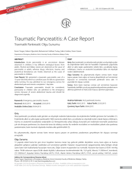 Tam Metin  - Journal of Academic Emergency Medicine Case