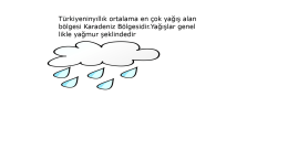 Türkiyenínyıllık ortalama en çok yağış alan bölgesi Karadeniz