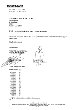 TEKSTİLBANK - Ankara Barosu