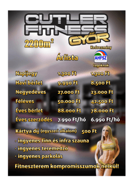 Kedvezményes árak