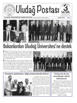 Uludağ Postası 3. sayı (Şubat 2016)