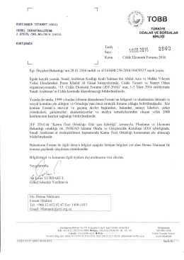 cidde ekonomi forumu 2016 hk.