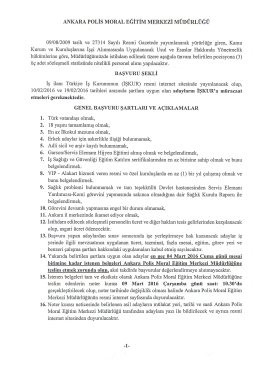 ANKARA roLis MoRAL E&Uuml;iriM MERKEzi M&Uuml;D&Uuml;RL&Uuml;Ğ&Uuml;