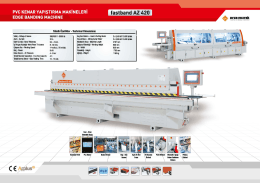 Pvc KENAR YAPISTIRMA MAKİNELERİ fastband A2 420 EDGE