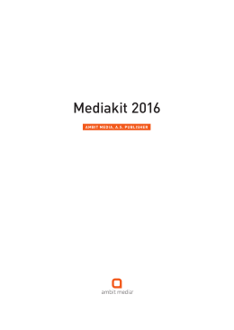 Mediakit 2016 - Ambit Media, as
