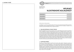 aplikace klostridiové kolagenázy - Fakultní nemocnice Hradec Králové
