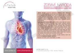 Žádanka - Kardiovaskulární onemocnění