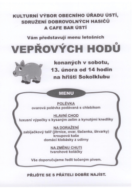 VEPŘOVÝCH Hooů