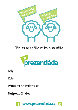 Leták na nástěnku