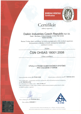 Certificate SMS (CZ)