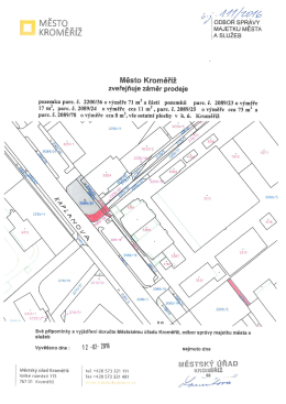 zveřejněn&iacute; z&aacute;měru prodeje pozemku parc.č. 2200/36