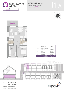 jaśminowa mieszkanie &mdash;parter