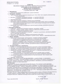 Inspektor d/s Technicznych w Rejonie Obsługi