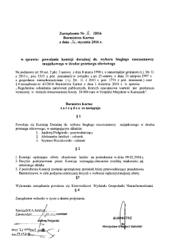 Zarządzenie Nr .58. mne