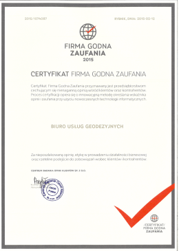 FIRMA GODNA ZAUFANIA