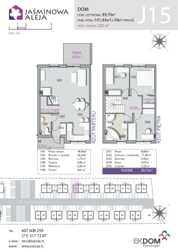 J15 90,00 38,00 - 221 - - sprzedane