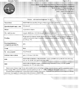 Ostrzeżenie meteorologiczne nr 23