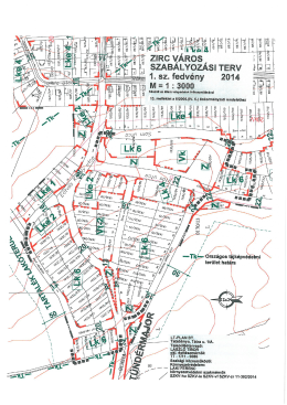 Page 1 667/57 66 7@ Il] Č` szABÁLYozÁs| TERv 1. sz. fedvény 2014