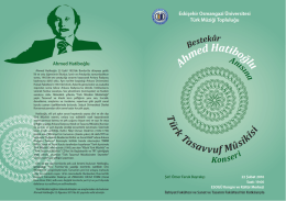 Konser Broş&uuml;r&uuml; - Osmangazi &Uuml;niversitesi