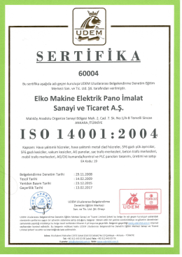 elkoems ıso 14001
