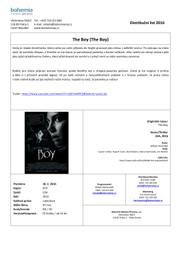 The Boy - Bohemia Motion Pictures