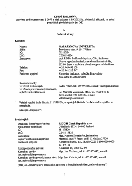 kupn&iacute; smlouva - E