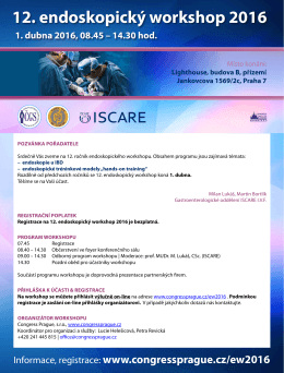 12. endoskopický workshop 2016