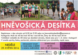 ěo&scaron;i cka es&iacute;tka - TJ Sokol Hněvo&scaron;ice