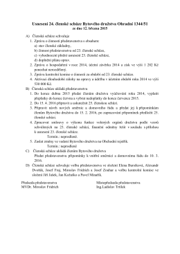 usneseni_24_cs - Bytové družstvo Ohradní 1344/51