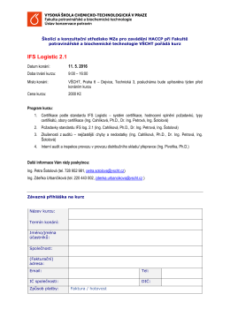 Standard IFS Logistic 2.1
