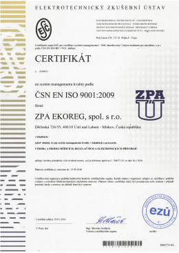 Fšiižil - ZPA EKOREG, spol. s ro