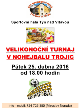 VELIKONOČNÍ TURNAJ v NOHEJBALU `IFROJIC