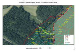 Příloha M2 - Katastrální mapa se zákresem ZCHÚ a jeho