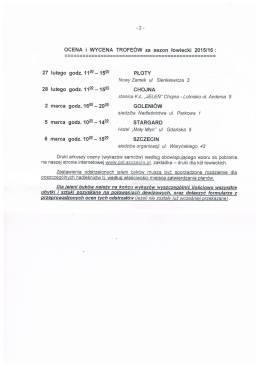 27 lutego godz. 1199&mdash;1593 PŁOTY
