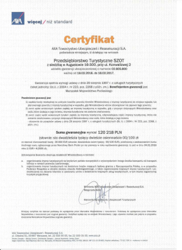 Gwarancja SZOT 2016 001