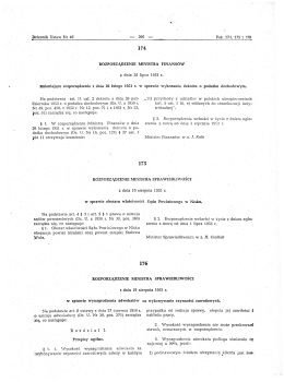Pziennik Ustaw Nr 40` - 296 - Poz. 174, 175 i 176