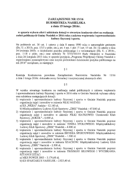 pobierz-Zarządzenie Nr 13/16