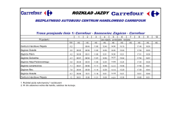 Carrefour ((+ ROZKŁAD JAZDY Carrefour