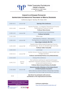 Program konferencji