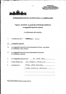 " ` - 1 - ORszAsaYűL&eacute;s