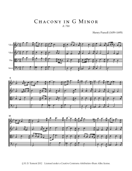 Chacony in G Minor