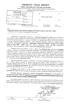 Spr&aacute;va o hodnoten&iacute; strategick&eacute;ho dokumentu RIUS PSK