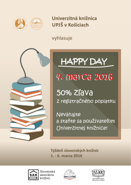 Happy day v knižnici