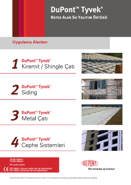 Uygulama alanları broşürü