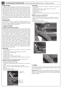 e cz felicia/cz felicia do centr&aacute;ln&iacute;zamyk&aacute;n&iacute; pro
